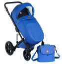 MAX 500 3w1 Dada Prams wózek dziecięcy z fotelikiem Kite 0-13kg - Cobalt Blue