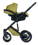 MAX 500 3w1 Dada Prams wózek dziecięcy z fotelikiem Kite 0-13kg - Spring Green