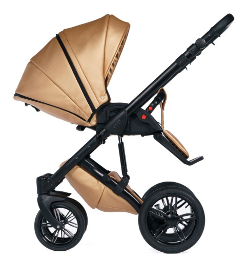 MAX 500 3w1 Dada Prams wózek dziecięcy z fotelikiem Kite 0-13kg - Golden Rose