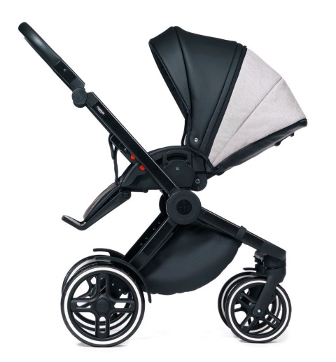 COMPASS 3w1 Dada Prams wózek dziecięcy z fotelikiem Kite 0-13kg - Black