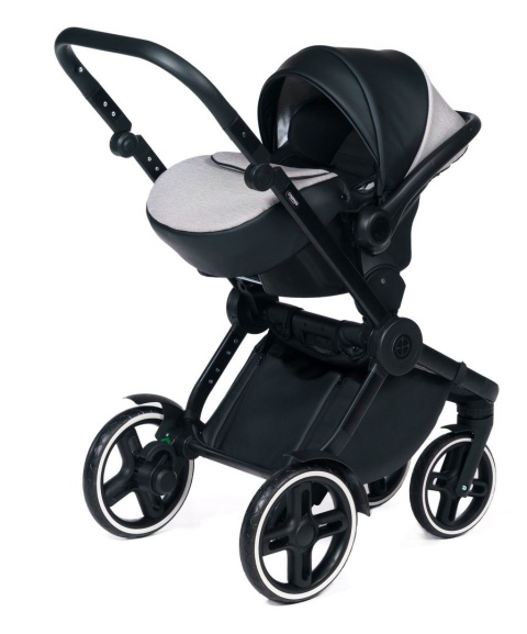 COMPASS 3w1 Dada Prams wózek dziecięcy z fotelikiem Kite 0-13kg - Black