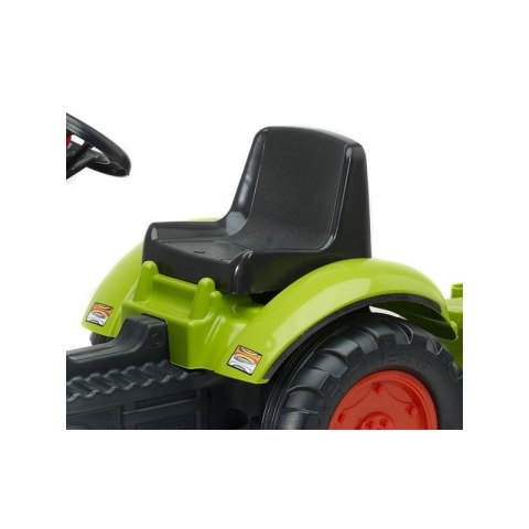 FALK Traktor Claas Zielony na Pedały z Przyczepą + Klakson od 2 Lat.
