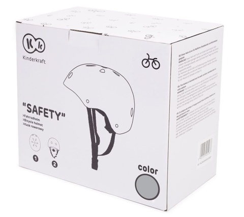 Kask SAFETY marki Kinderkraft 48-52 cm - szary