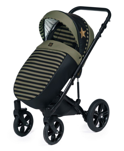 STARS GREEN 3w1 Dada Prams wózek dziecięcy z fotelikiem Kite 0-13kg