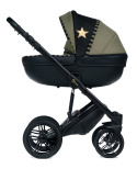 STARS GREEN 3w1 Dada Prams wózek dziecięcy z fotelikiem Kite 0-13kg