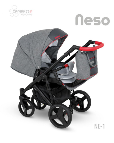 NESO Camarelo 3w1 wózek wielofunkcyjny z fotelikiem KITE 0-13kg Polski Produkt - NE-1