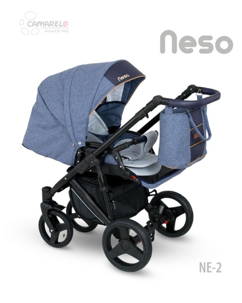 NESO Camarelo 3w1 wózek wielofunkcyjny z fotelikiem KITE 0-13kg Polski Produkt - NE-2