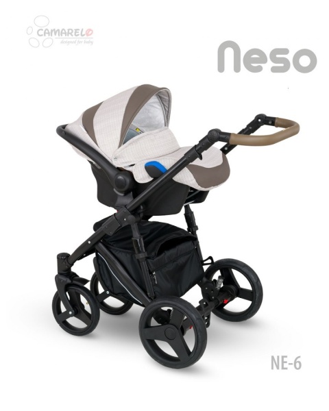 NESO Camarelo 3w1 wózek wielofunkcyjny z fotelikiem KITE 0-13kg Polski Produkt - NE-6