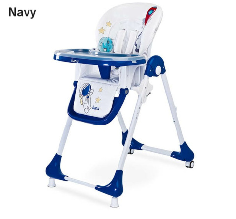 LUNA Krzesełko do karmienia Caretero Navy