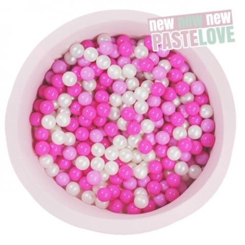 Suchy Basen Meowbaby + 200 piłeczek do wyboru 90x30x2cm - pudrowy róż