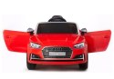 LeanToys Auto na Akumulator NOWE Audi S5 Czerwone Lakierowane