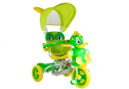 Rower Trójkołowy Kaczka Zielony Dla Dzieci Rowerek