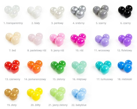 Suchy Basen Meowbaby + 200 piłeczek do wyboru 90x30x2cm - pudrowy róż