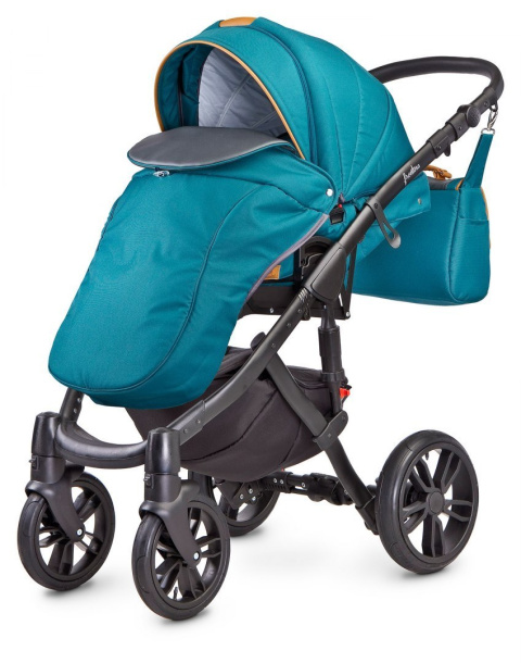 FRONTERA 2w1 Camini wózek dziecięcy Polski Produkt - kolor Dark Turqoise