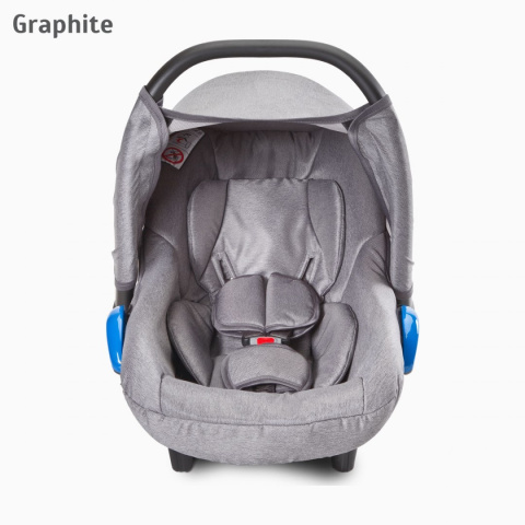 FRONTERA 3w1 Camini wózek dziecięcy z fotelikiem Musca 0m+ Polski Produkt - kolor Graphite