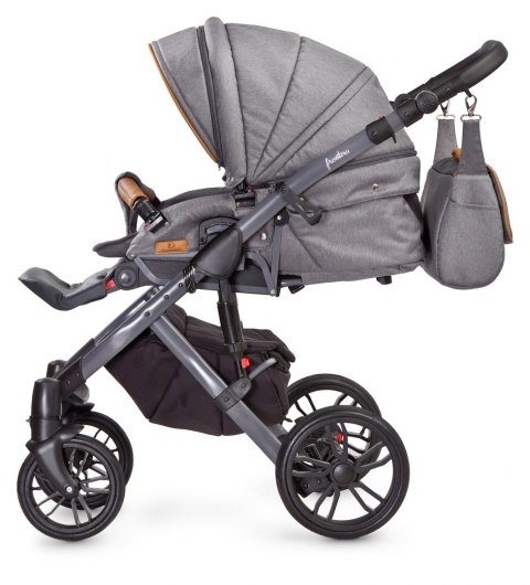FRONTERA 2w1 Camini wózek dziecięcy Polski Produkt - kolor Graphite
