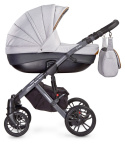FRONTERA 3w1 Camini wózek dziecięcy z fotelikiem Musca 0m+ Polski Produkt - kolor Grey