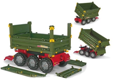 Rolly Toys rollyTrailer Wielka Przyczepa 3 osie Multi Trailer