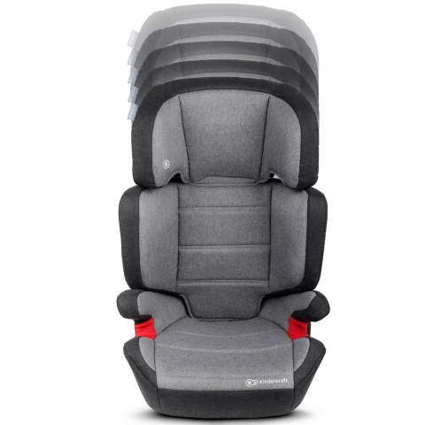 Junior Plus fotelik samochodowy 15-36 KinderKraft New Grey