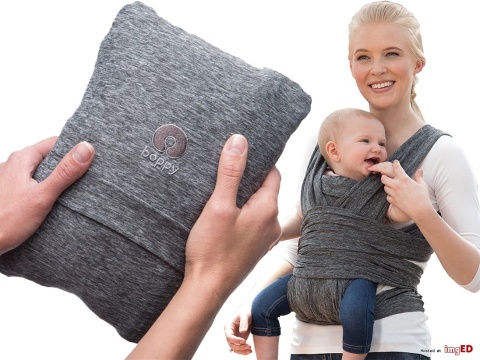 Chicco Boppy ComfyFit Nosidełko dla dziecka 0m+ do 15kg jak chusta - Grey