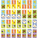 Drewniana gra Domino Farma Viga Toys 28 elementów Montessori
