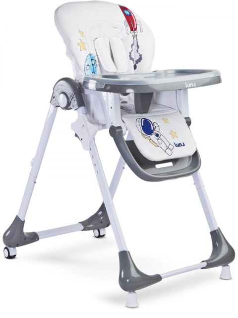 LUNA Krzesełko do karmienia Caretero - Grey