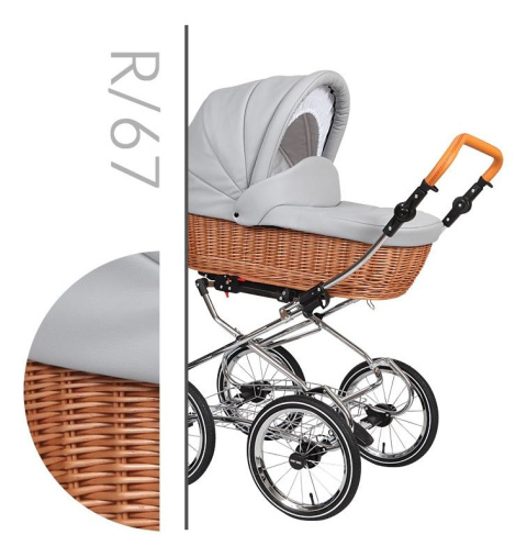 RETRO 3w1 Baby Merc wózek dziecięcy z fotelikiem 0m+ kolor R/67
