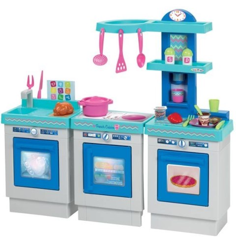 Ecoiffier DUŻA KUCHNIA Modułowa 25 akcesoria