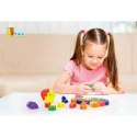 Viga Drewniane Puzzle 3D Edukacyjna Układanka Alfabet Cyferki Żółw Montessori