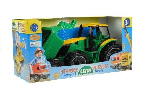 Traktor LENA z Przyczepą Zielony 90CM DO 100KG