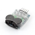 Tester pakietów LiPo 2-4S z głośnym alarmem i LED