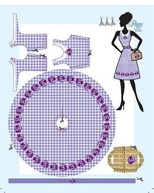 Strój ' Peggy Violet '