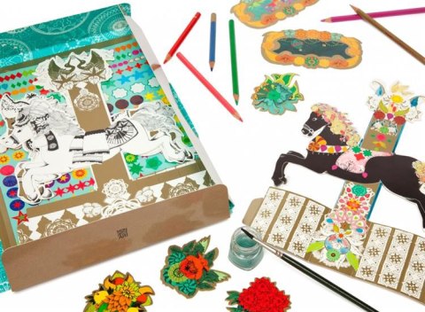 Zestaw ' Karuzela z końmi '