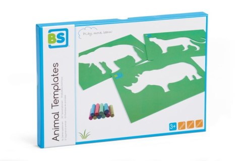 BS Toys, Szablony zwierząt+kreda