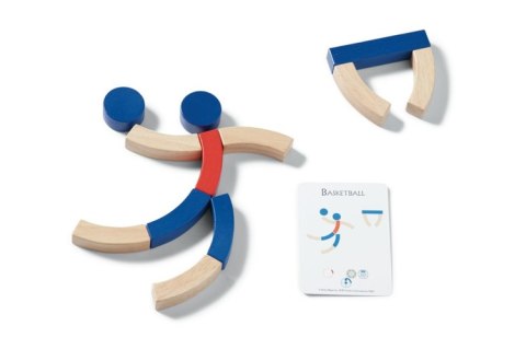 BS Toys, Układanka logiczna drewniana z kartami sport