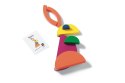BS Toys, Układanka logiczna drewniana z kolorowymi kartami