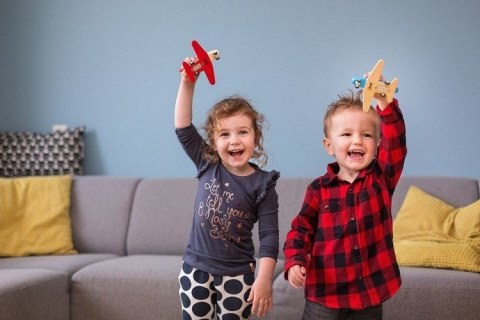 BS Toys, Duży drewniany czerwony samolot