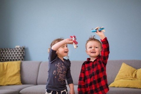 BS Toys, Duży drewniany niebieski samolot