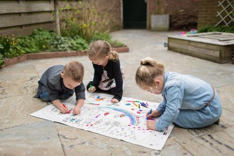 BS Toys, XXXL Kolorowanka z materiału