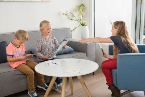 Gra logiczna dla dzieci - BS Toys Happy Families