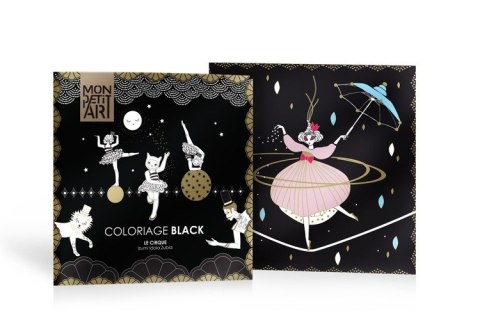 Kolorowanka biało - czarny "Cyrk"