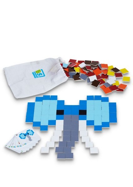 BS Toys, Pixel Art - drewniana mozaika