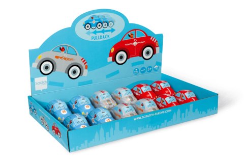 Scratch, 3 Samochody Metalowe Pull&Back,