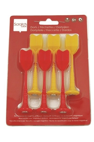 Scratch, Lotki do Rzutek Magnetycznych - Czerwono - Żółte