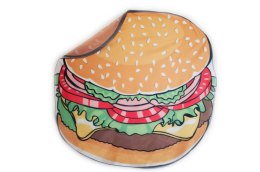 Szybkoschnąca mata plażowa 135cm wzór: burger