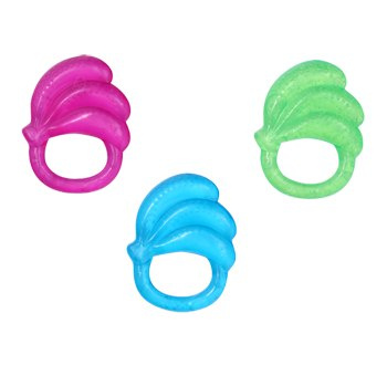 BabyOno Żelowy gryzak chłodzący - Banan 3m+ kod.1016 zielony