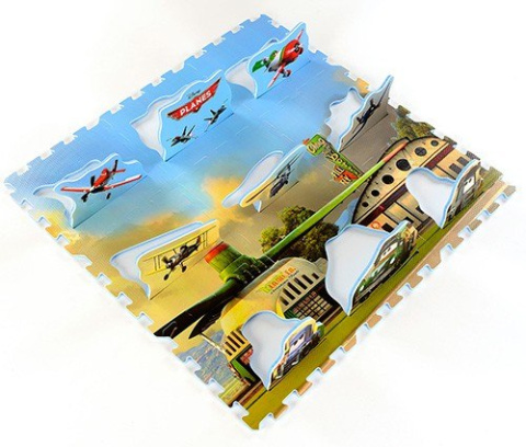 Qelements Mata Puzzle Piankowe Samoloty Disney