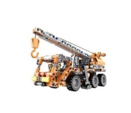 Ciężarówka dźwig - do zbudowania z klocków - PULL BACK (C52013W)