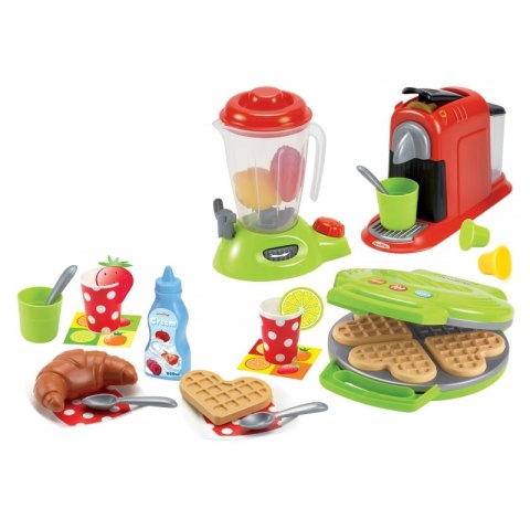 Ecoiffier Gofrownica Zestaw Śniadaniowy z AGD 28 elementów