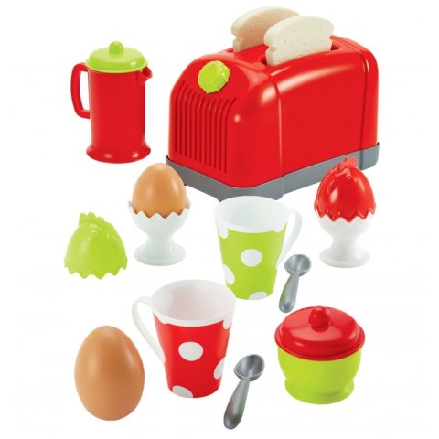 Ecoiffier Zestaw Śniadaniowy z Tosterem 17elem.